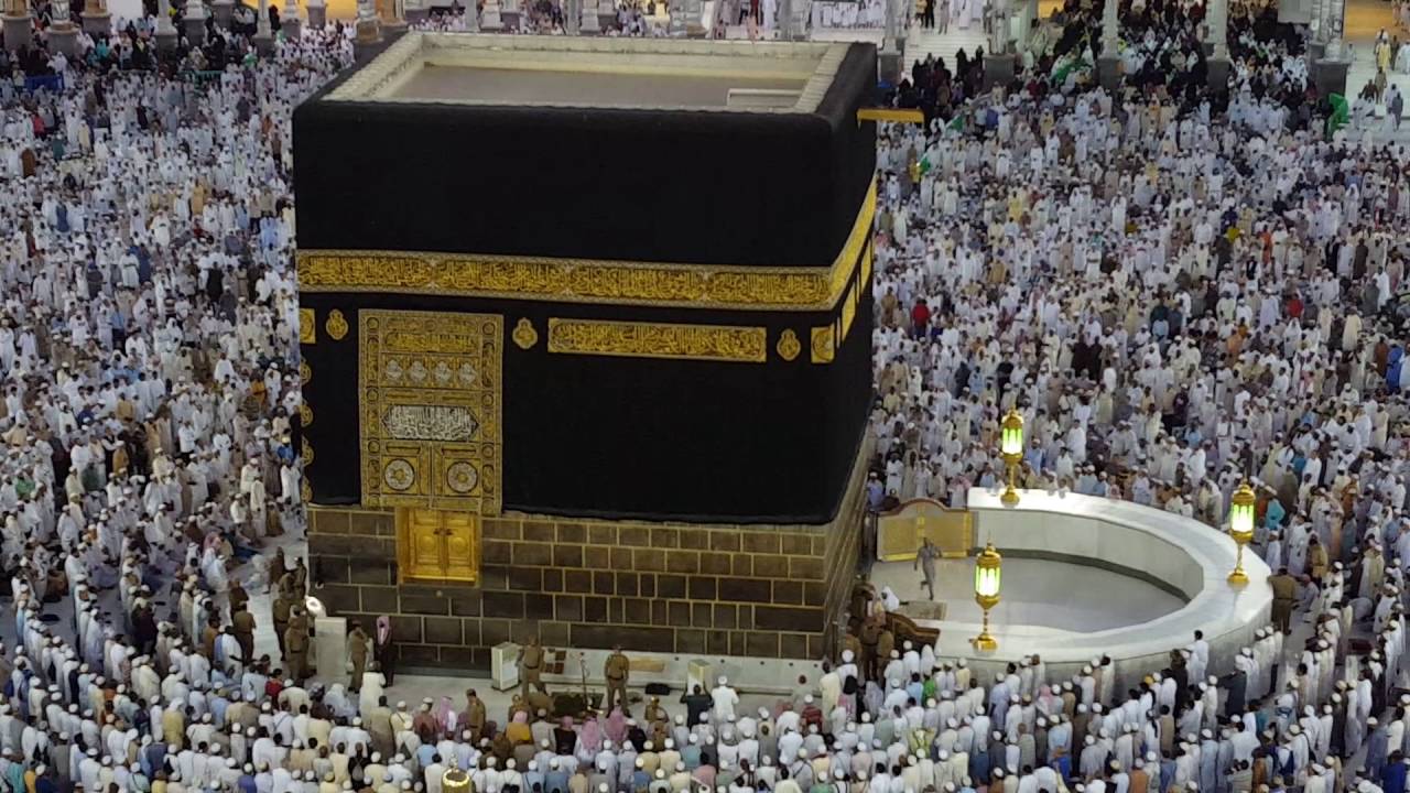 إقامة صلاة المغرب من سطح الحرم للشيخ حمد الدغريري