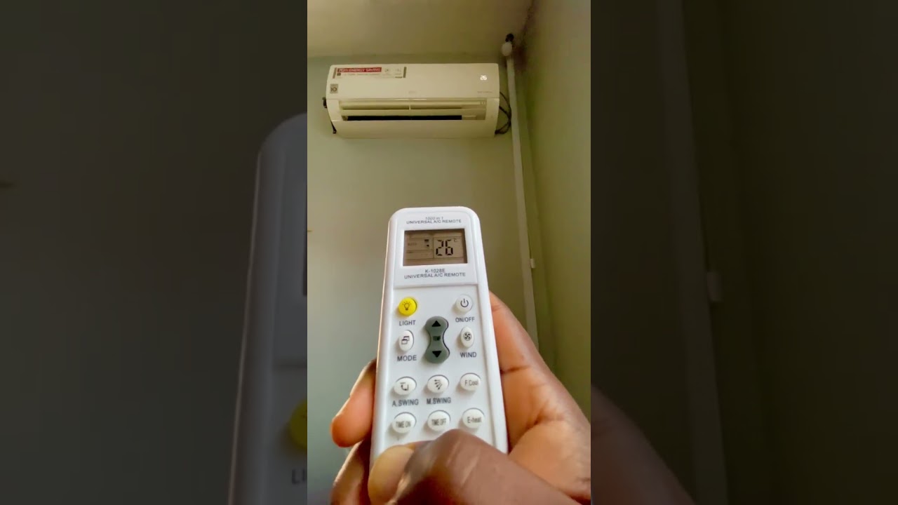 New Universal AC Remote Setting