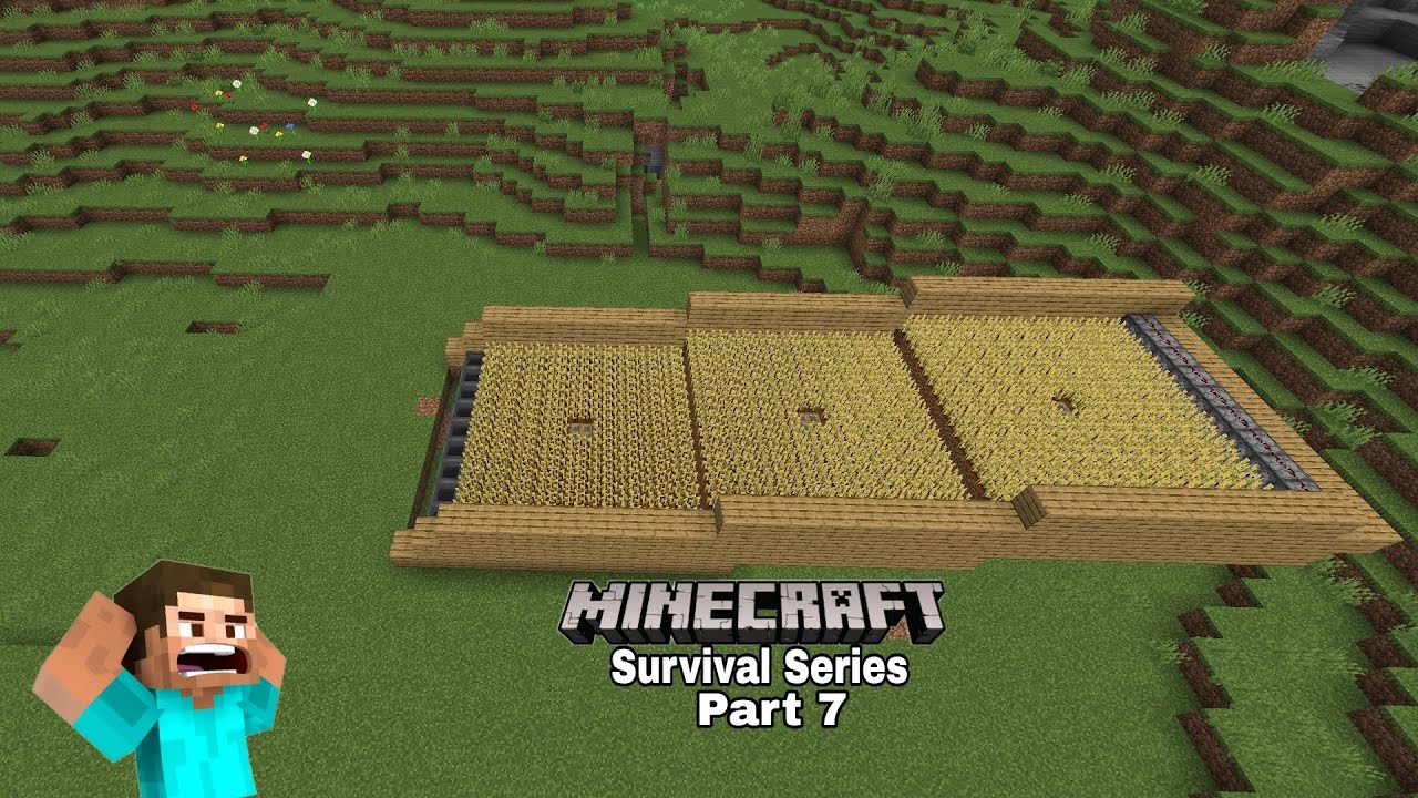 I Made Automatic Wheat Farm In Minecraft Survival Series Part 7 😱