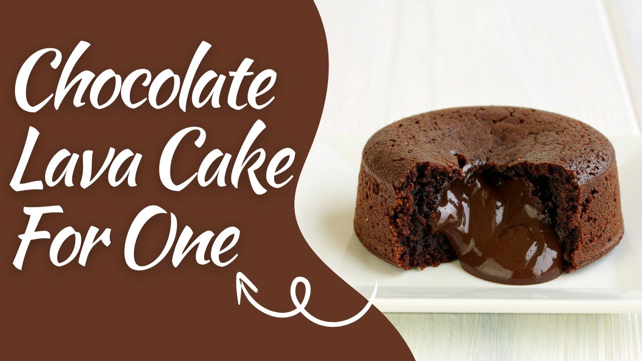 Decadent Chocolate Lava Cake for One 🍫 | Easy Single-Serve Dessert Recipe