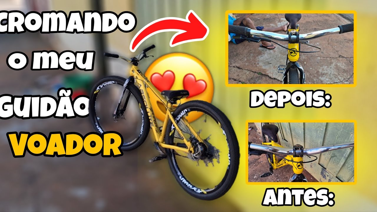 Tutorial de como deixar o guidao um espelho 😍😍