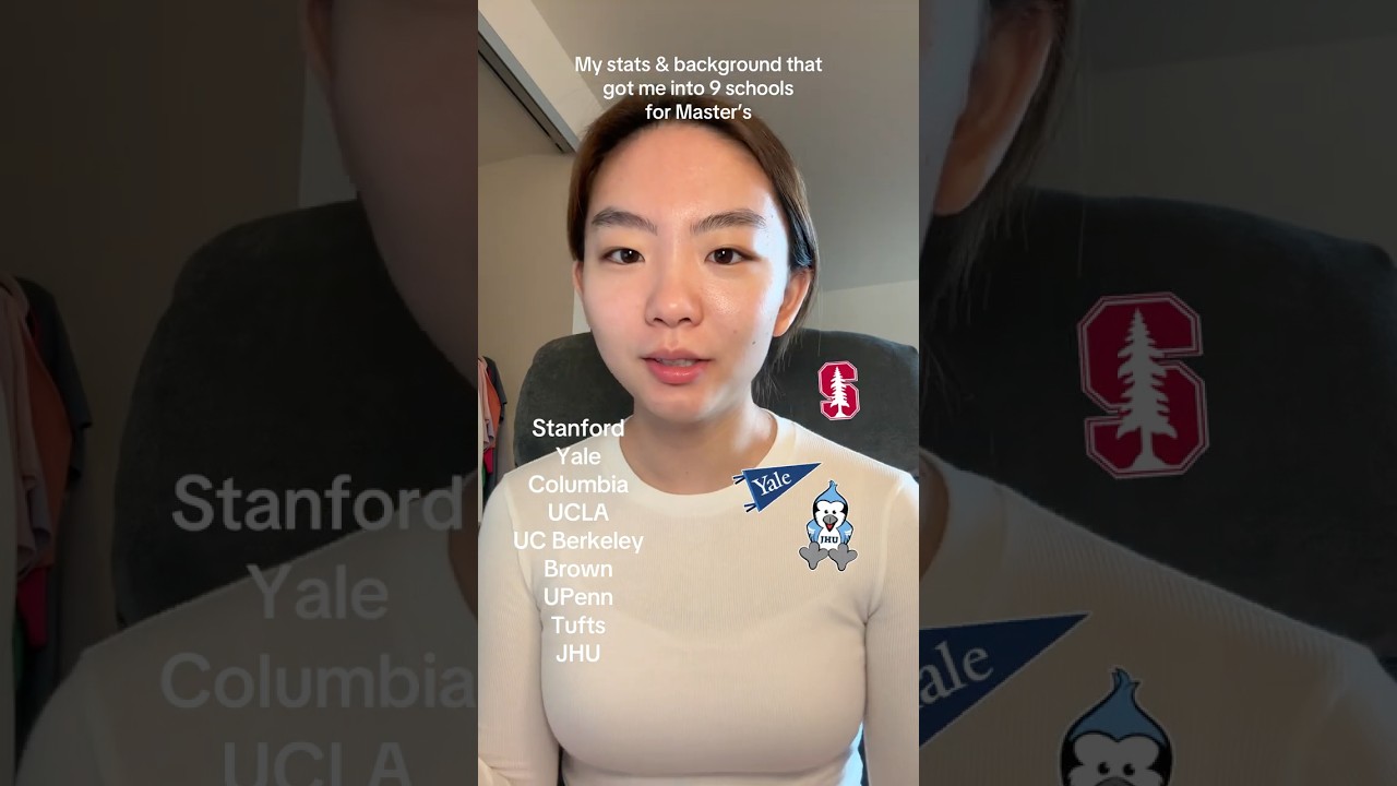 How I Got Into 9 Master&rsquo;s Programs (Stanford, Yale, Upenn...)✨ My Stats & Background Revealed!