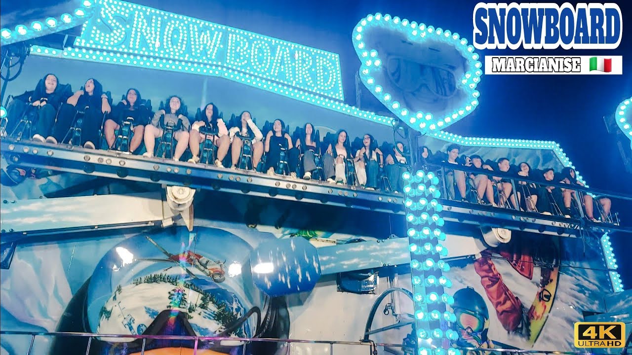 SNOWBOARD Ride Giostre 2025 🇮🇹 Marcianise 4K
