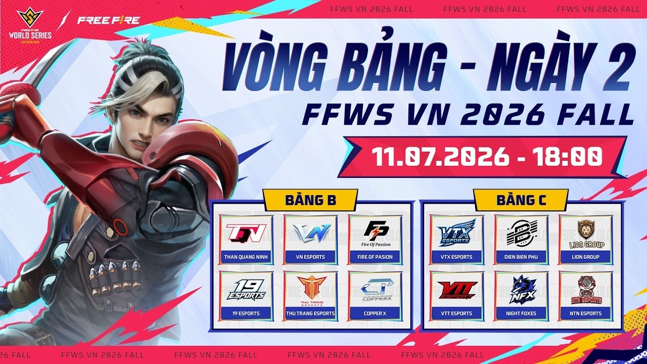 [LIVE] V&Ograve;NG BẢNG - NG&Agrave;Y 2 - FFWS VN 2026 FALL