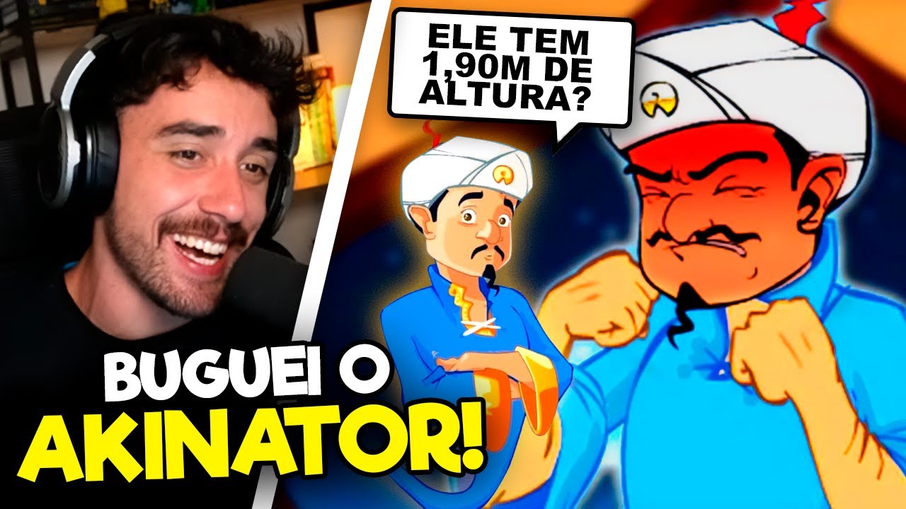 SERÁ QUE O AKINATOR SABE QUEM EU SOU?