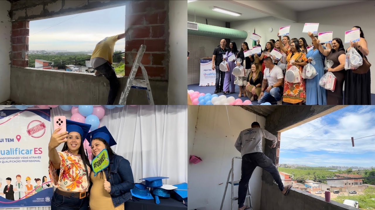 MINHA FORMATURA DE PANIFICAÇÃO | PINTAMOS A CASA | ESTAMOS REFORMANDO A VARANDA