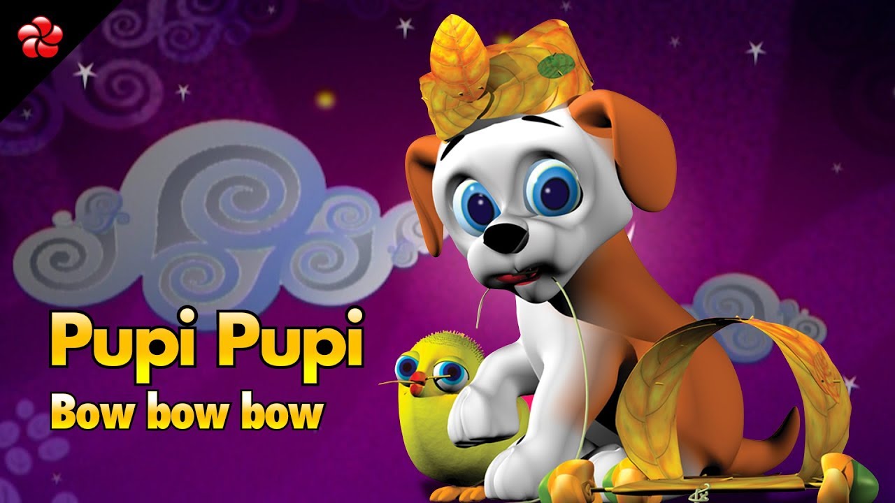 PUPI PUPI BOW BOW BOW &hearts;Superhit pupy song in HD ★Pupy malayalam educational cartoon for children