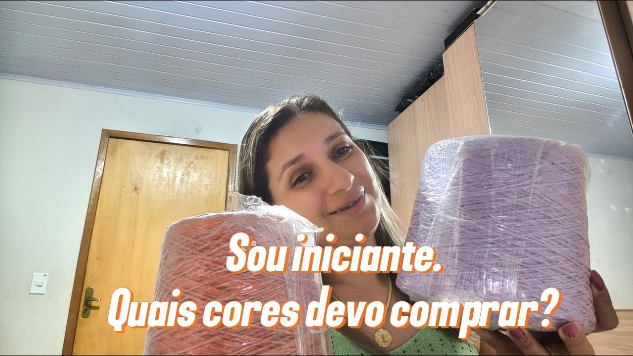Top 5 cores para você 🫵 que quer começar a trabalhar com o crochê.