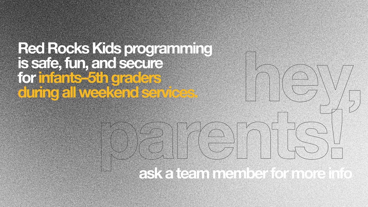 Join Us LIVE at Red Rocks Church | 8AM