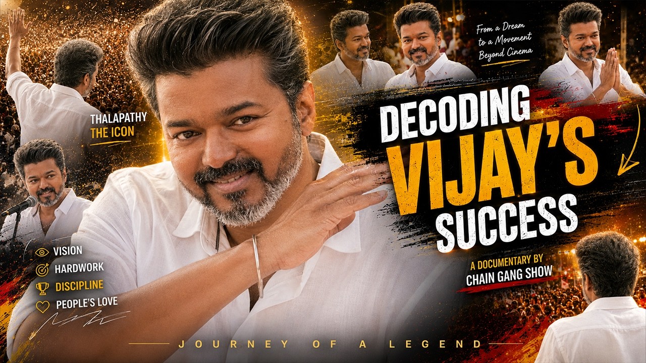 The Fall and Rise of TVK Vijay: A CM Documentary | Chain Gang Show