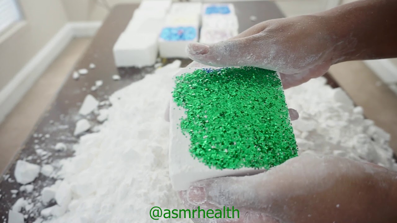 The Most Satisfying 30 Gym Chalk Crushing. Nonstop. No Talking. Help Sleep Video.