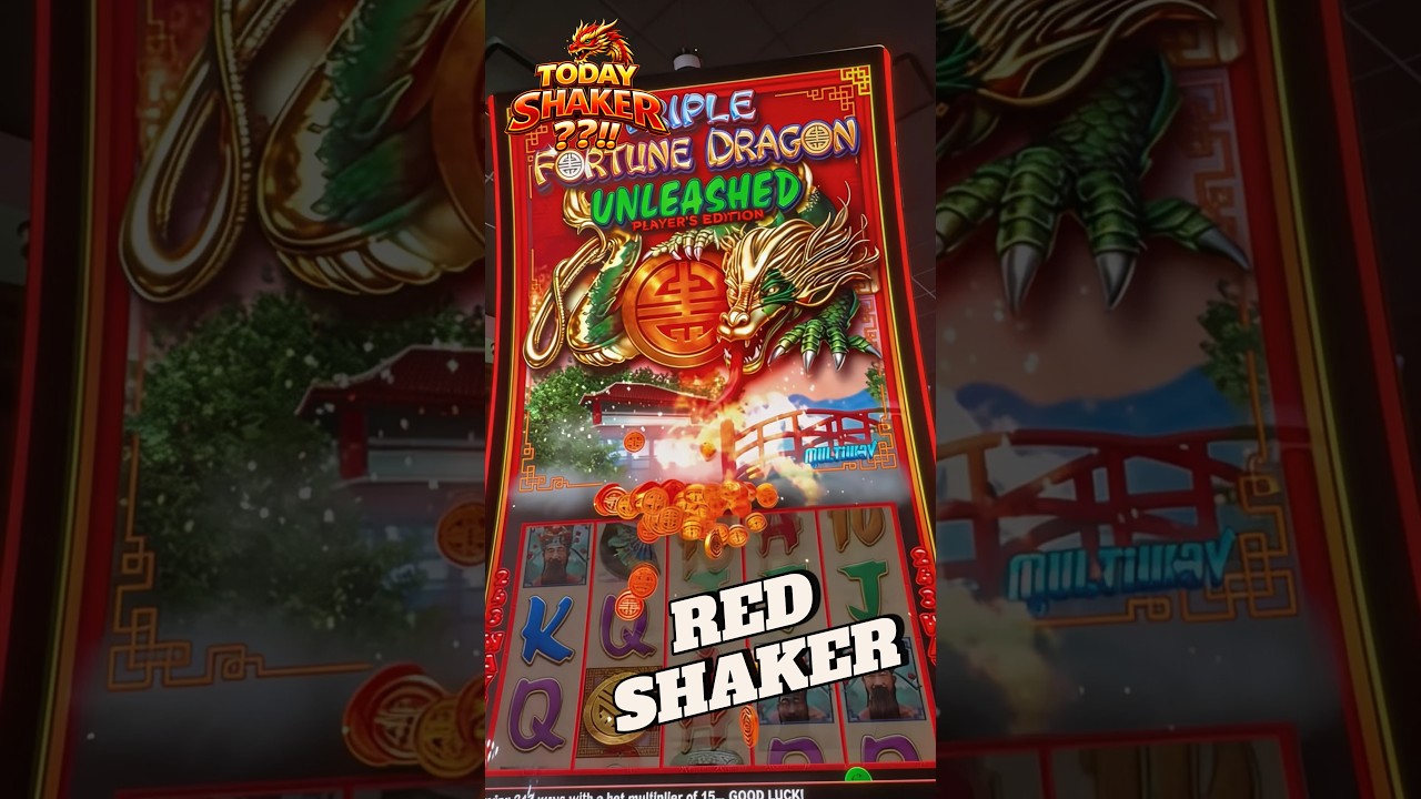 Today Shaker!! RED COIN SHAKER on Triple Fortune Dragon Unleashed Player’s Edition 🐉