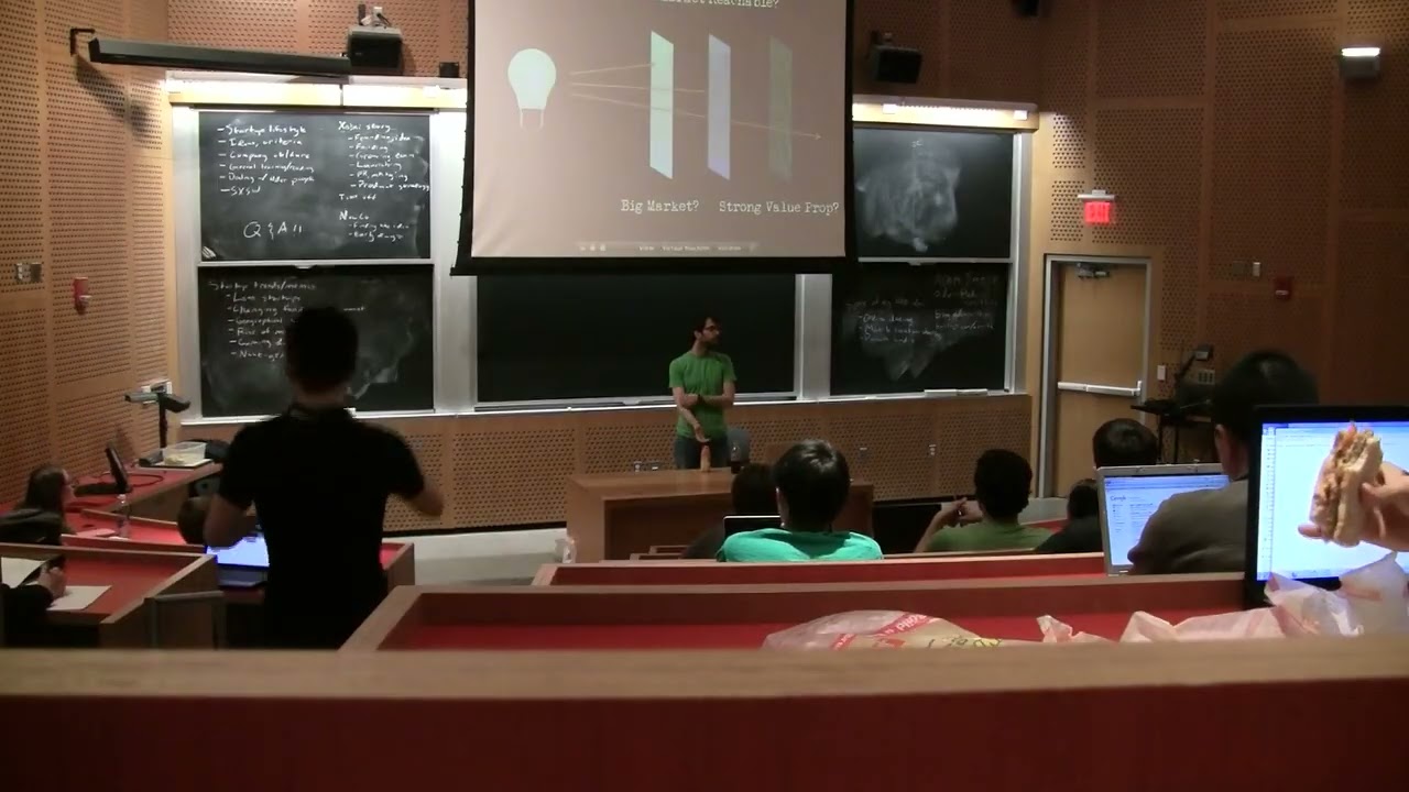 MIT Founders Journey Class guest Adam Smith, September 2010