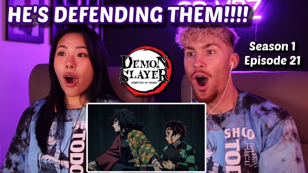 Giyu Defends Tanjiro and Nezuko!! | Demon Slayer Reaction S1 Ep 21