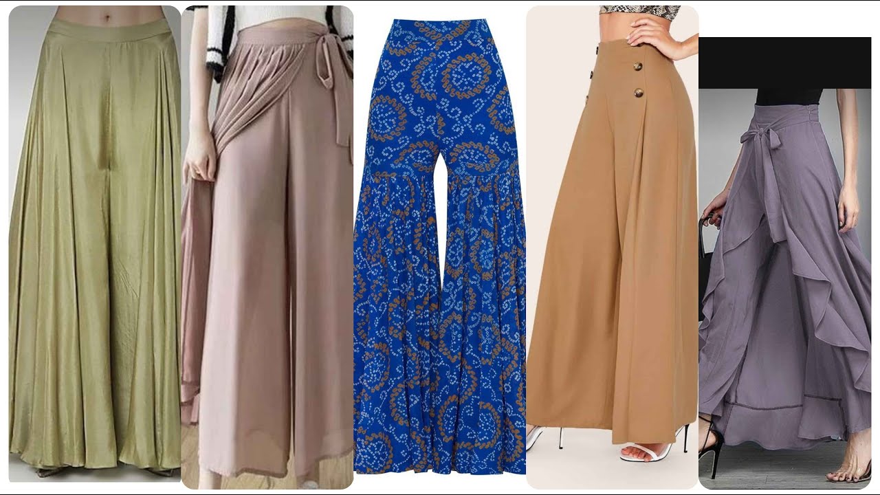 Palazo design| bottom Design || trendy palazzo pants||2023 latest fashion design#trending #fashion