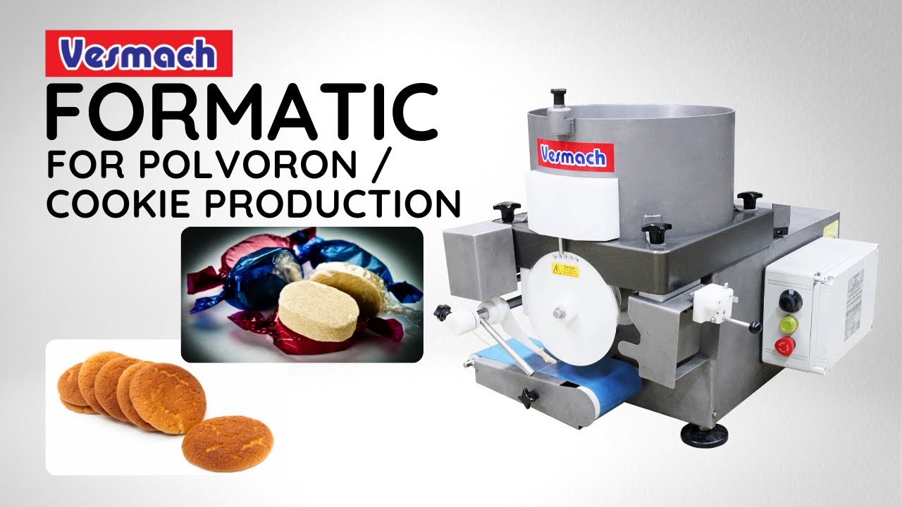 Vesmach FORMATIC Forming and Portioning Machine | for Polvoron, Cookies, Puto Seko, Burger Patties