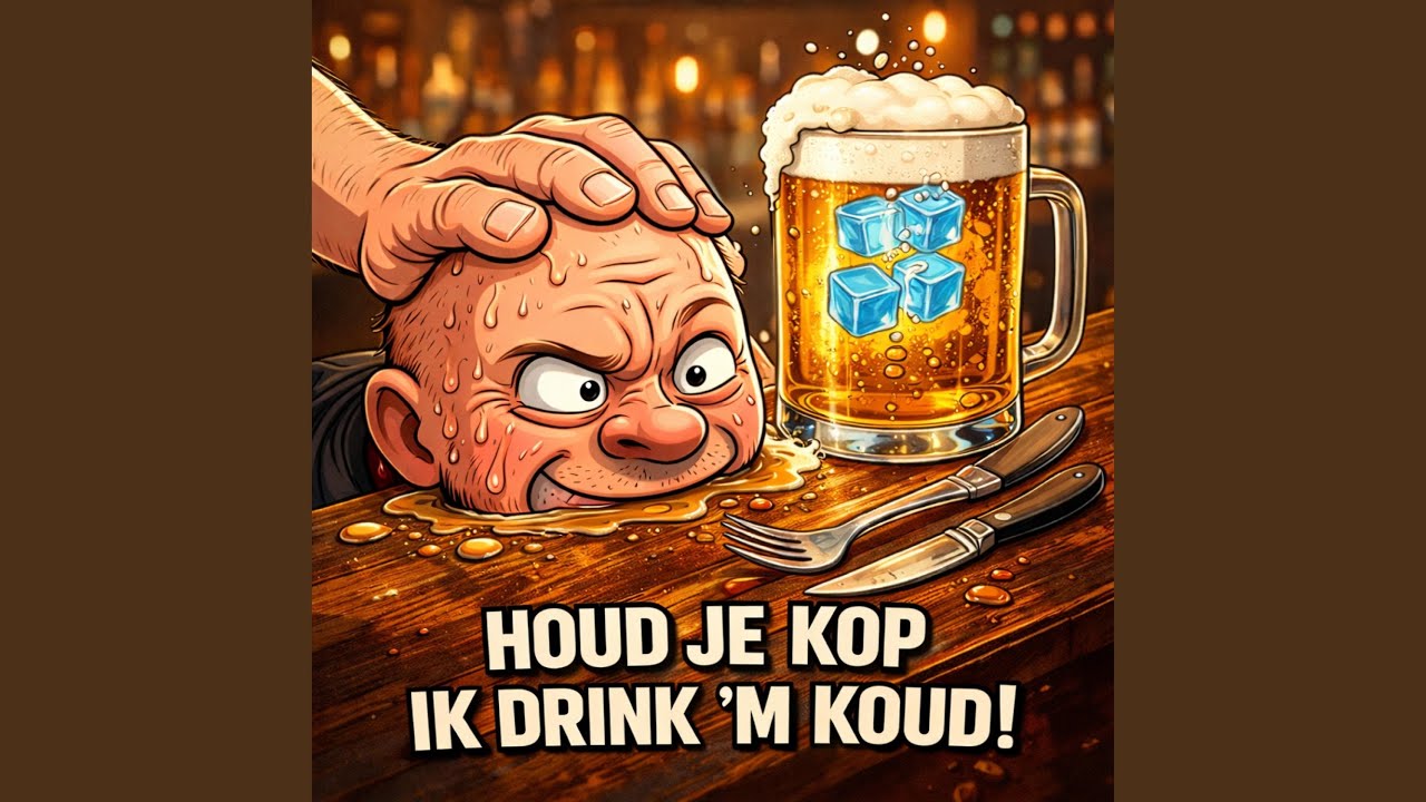 Houd je kop ik drink 'em koud!