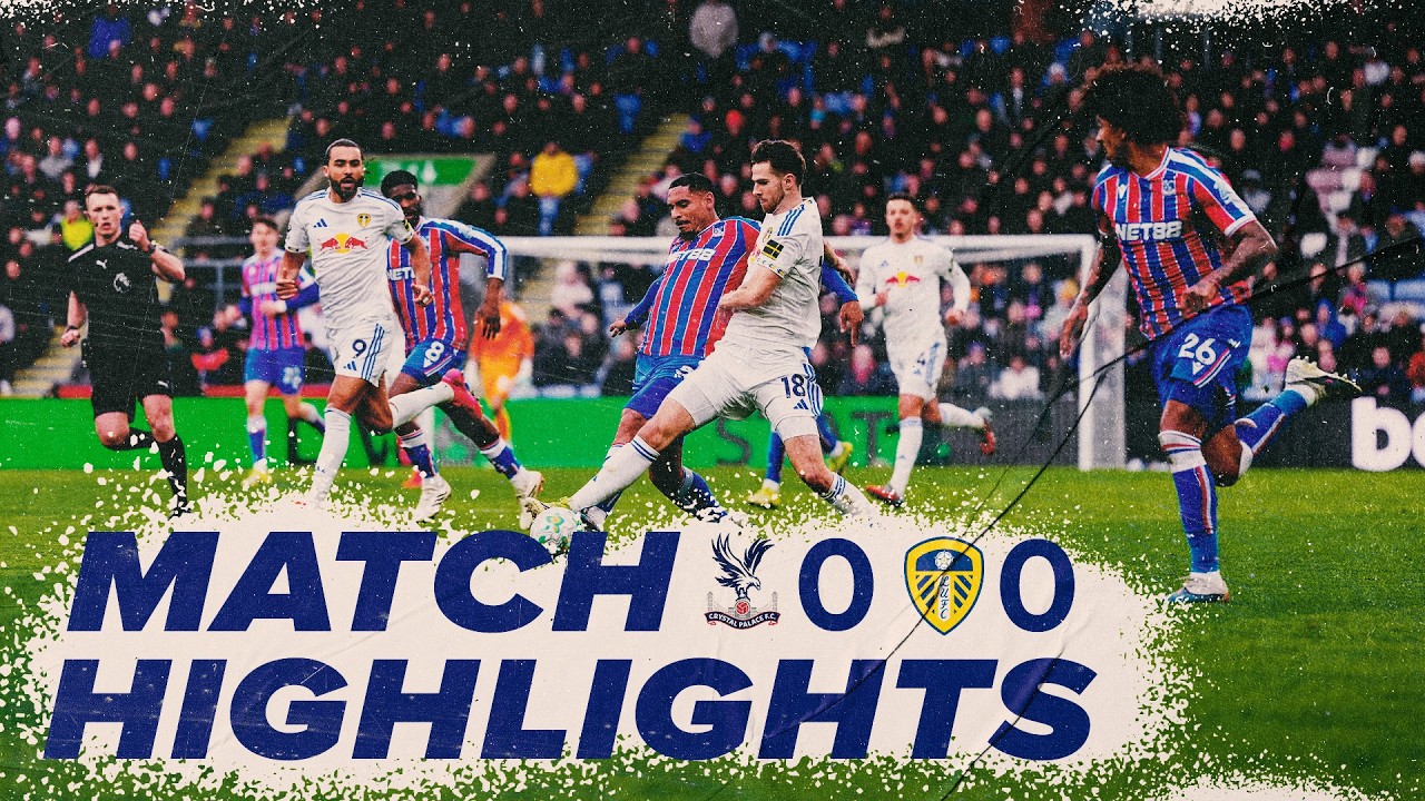 Red card drama | Crystal Palace 0-0 Leeds United | Premier League highlights