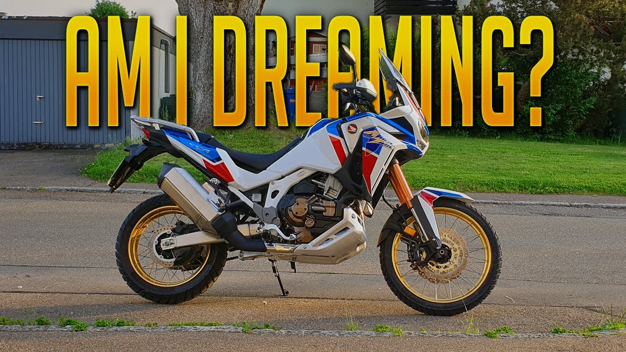 First Ride Home with the new Tricolor Africa Twin Adventure Sports 2021 Electronic Suspension DCT