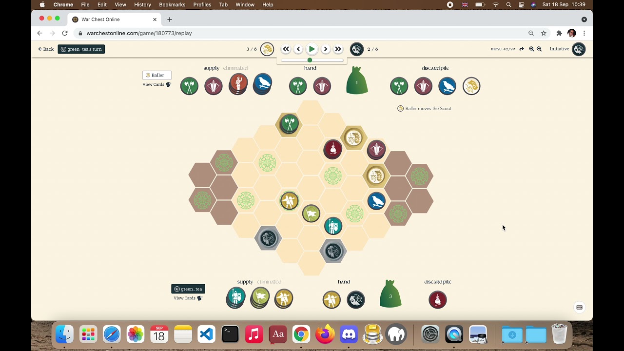 Baller vs. green_tea - Replay analysis