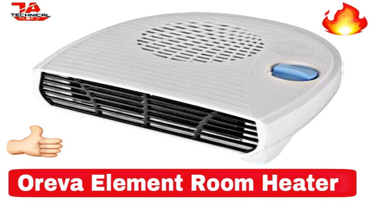 Oreva orpat OREH -1212 2000 - Watt Element Fan Room Heater (White) Unboxing & Review in hindi