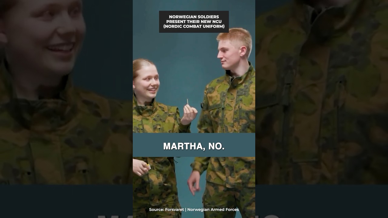 Norwegian Soldiers Show The Nordic Combat Uniform (Desert/Jungle Config) #ncu #forsvaret