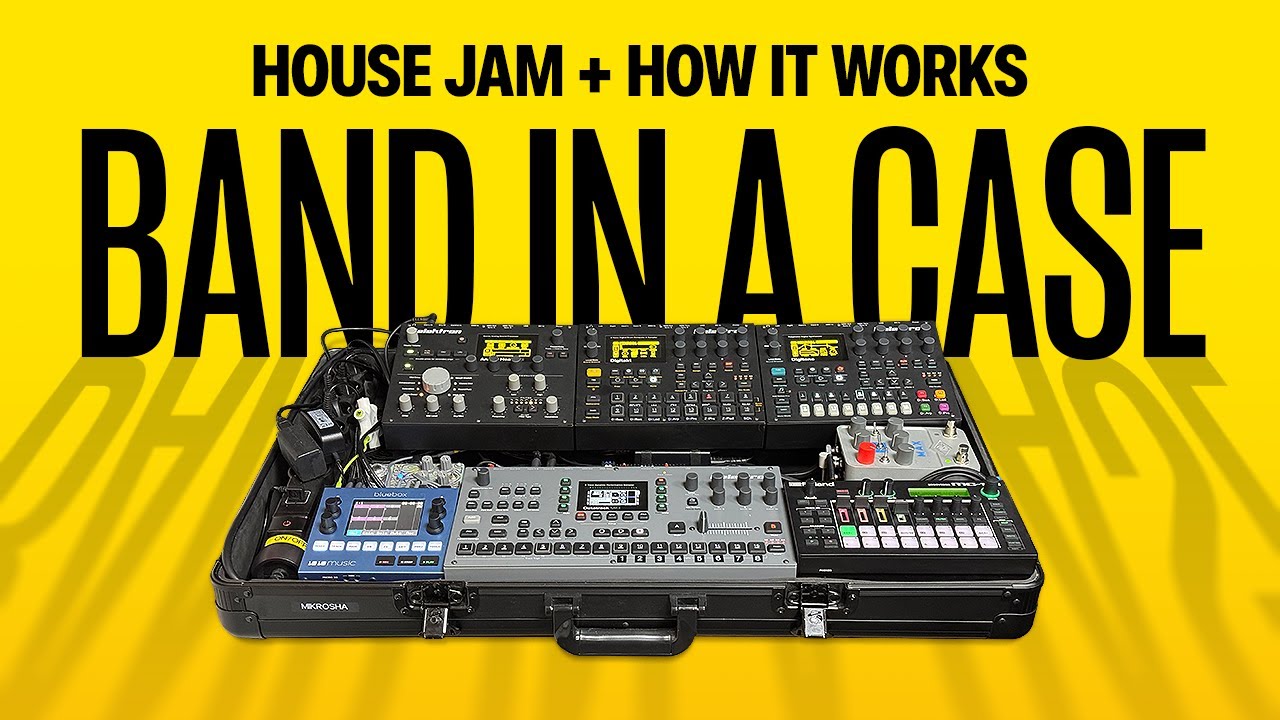 BEST OF ELEKTRON & FRIENDS IN ONE CASE // HOUSE JAM PLUS LIVE COMMENTS ON BUILD AND ROUTING