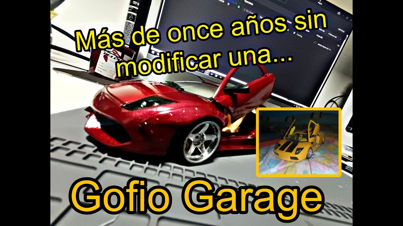 Remodelación Lamborghini Murcielago 1:18