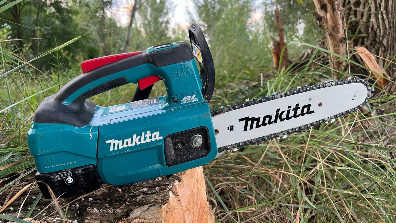 ✅ Makita DUC254 - легка та компактна акумуляторна ланцюгова пила для обрізки дерев, LXT 18 В, 570 Вт
