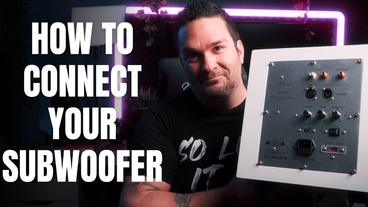 How to Connect a Subwoofer to Your Stereo System