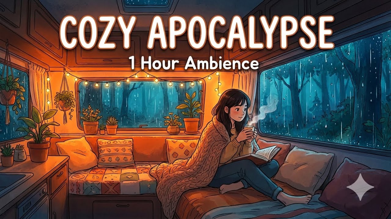 Watch Before You sleep 🌙 | Cozy Ghibli-Inspired Apocalypse ASMR”