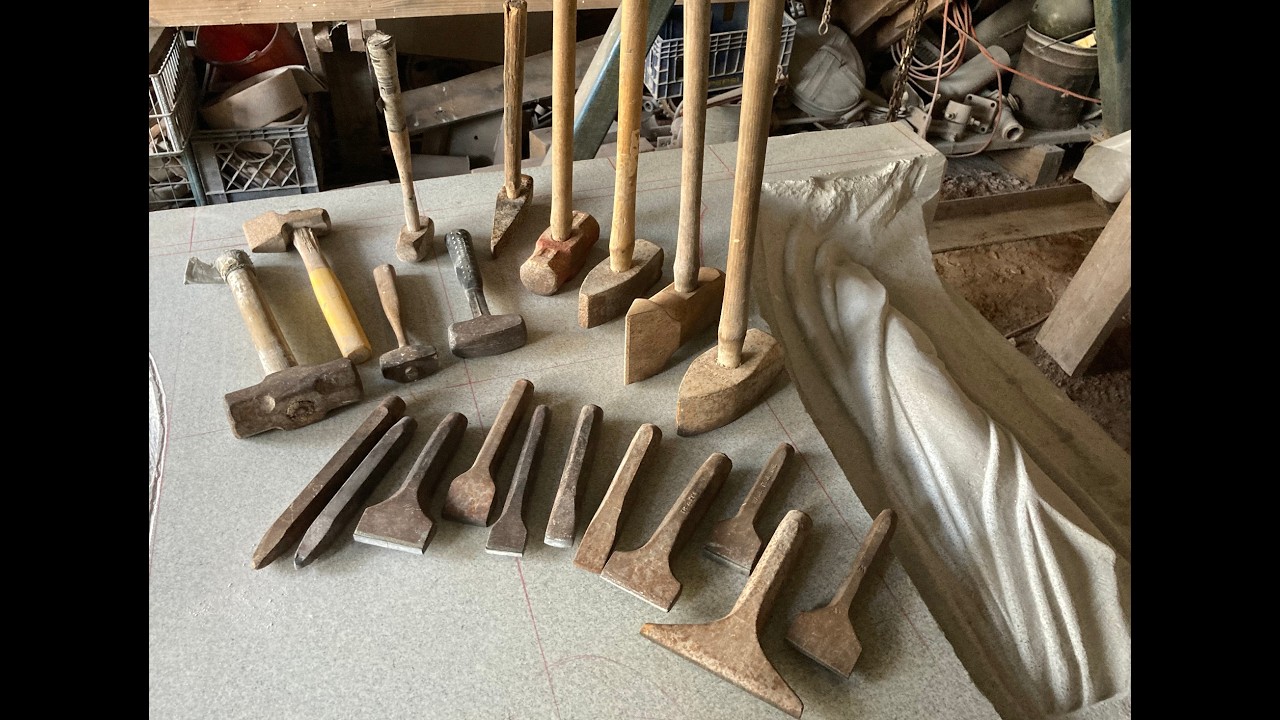Traditional Stone Carving Techniques- Granite Cutting Hand Tools