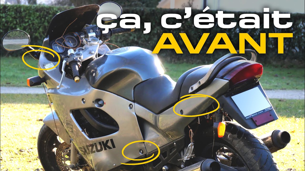 Как сделать этот бесплатно заброшенный мотоцикл снова новым: GSX600F Episode 3