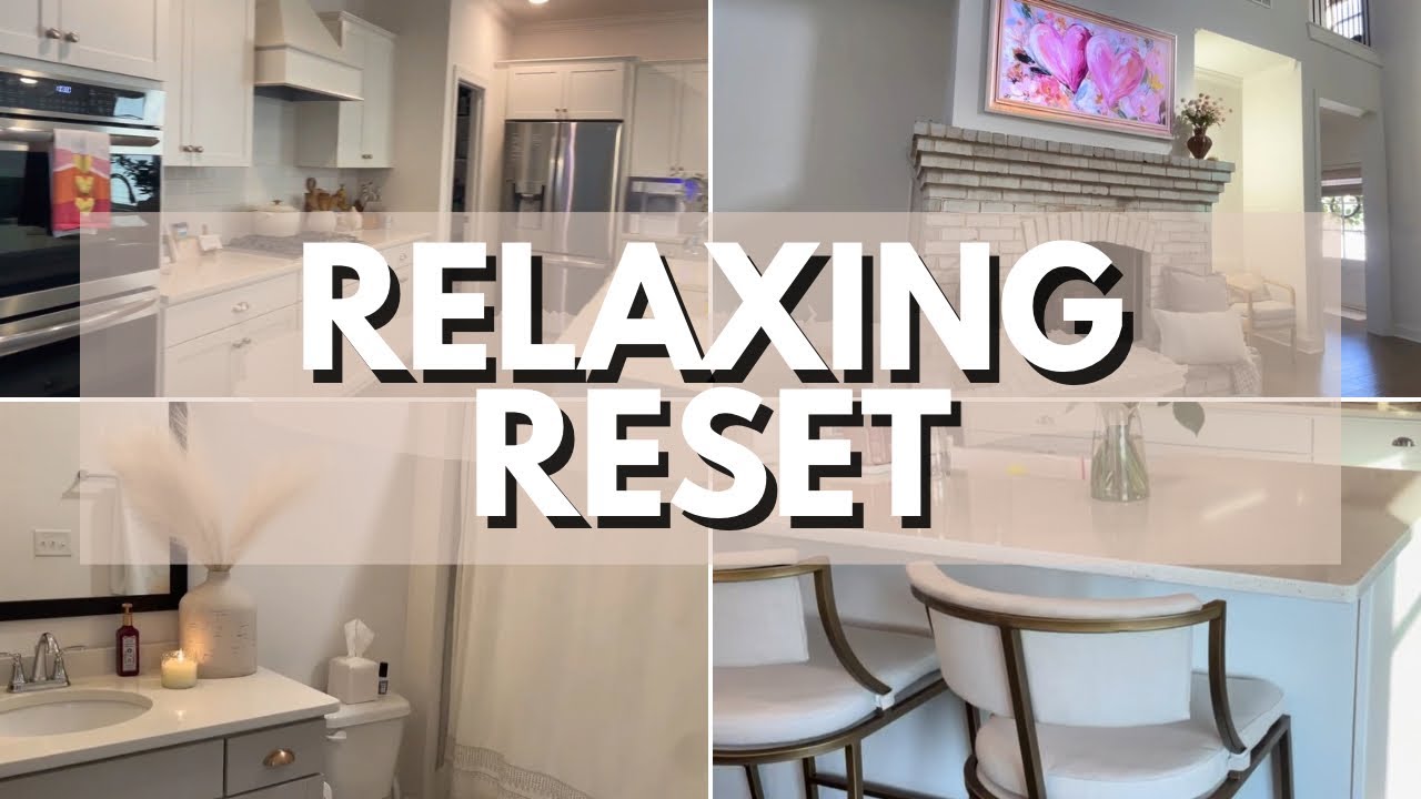 Relaxing Home Reset ✨ Cleaning & Resetting for the Week Ahead