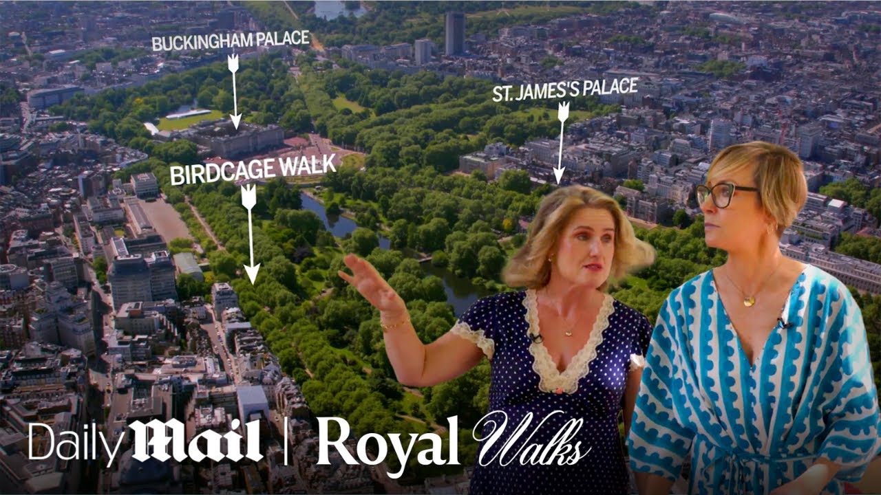 We explore the SECRET village INSIDE Buckingham Palace! | Royal Walks