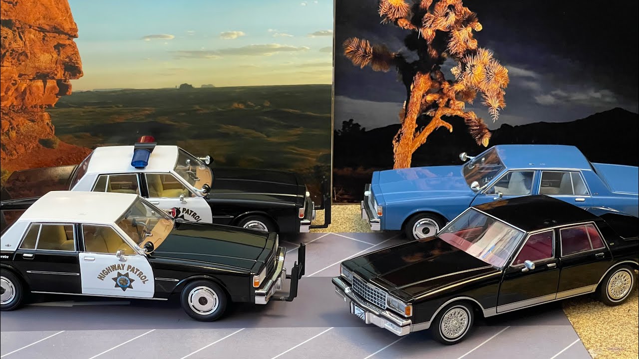 My Growing Custom 1/24 Chevy Caprice Collection | Greenlight | 9C1 Police CHP | #diecast