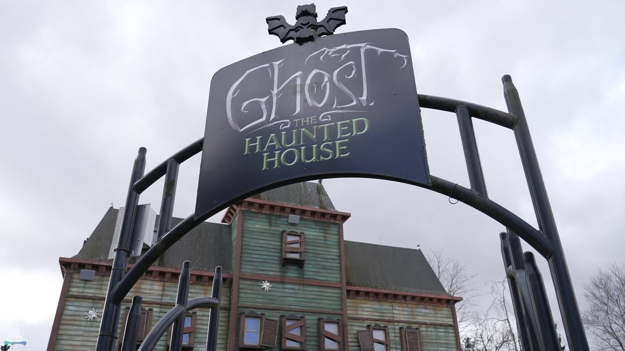 Ghost - The Haunted House - Legoland Billund - Walkthrough / Freefall - Lagotronics / abc rides