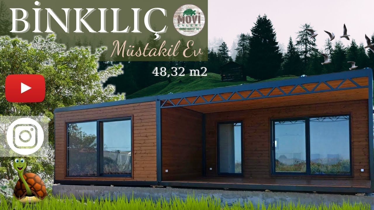 Revize Binkılıç Modeli Konteyner Evimizin Nakliye İşlemi Tamamlandı. Çelik Konstrüksiyon Ev.