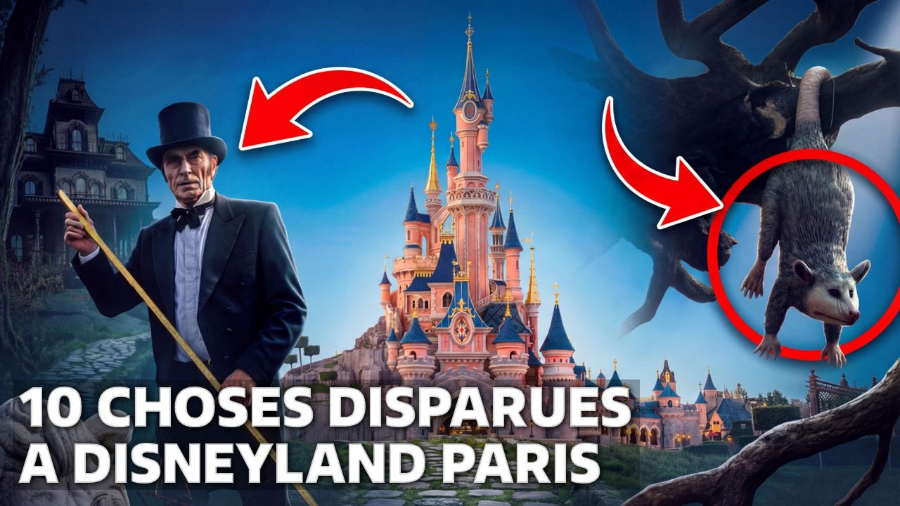 10 Choses Incroyables Qui N'EXISTENT PLUS à Disneyland Paris (PARTIE 1)