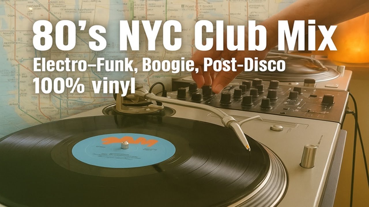 80's NYC Club Mix : Electro-Funk, Boogie, Post-Disco 100% Vinyl Set