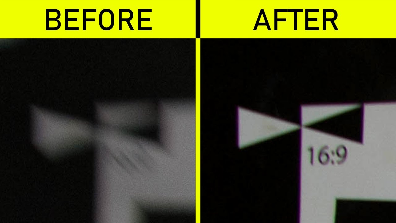 Fixing a broken lens with a simple trick