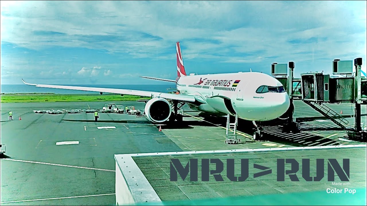 Air Mauritius A330-900 (3B-NBU Aapravasi Ghat) MAURITIUS to Saint Denis REUNION