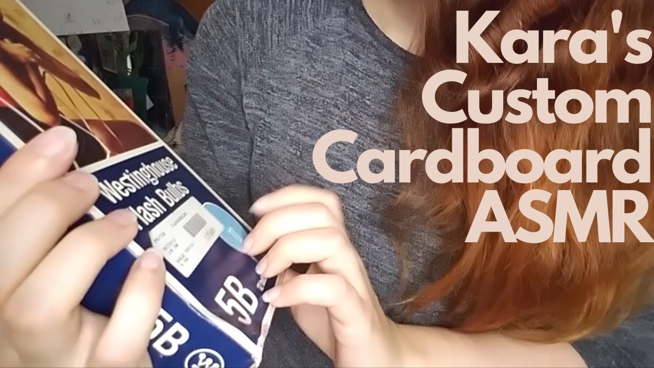 lo-fi custom ASMR😊 | Kara's Cardboard Scratching Extravaganza! 💤😴 ft. antique cameras, board games
