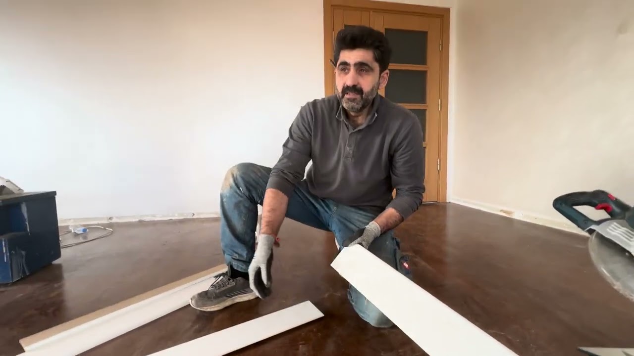 Pvc 12 cm lik süpürgelik nasıl kesilir?