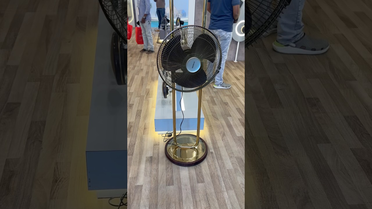 Cool comfort meets smart design ✨ Latest floor standing adjustable fan for powerful airflow & style.