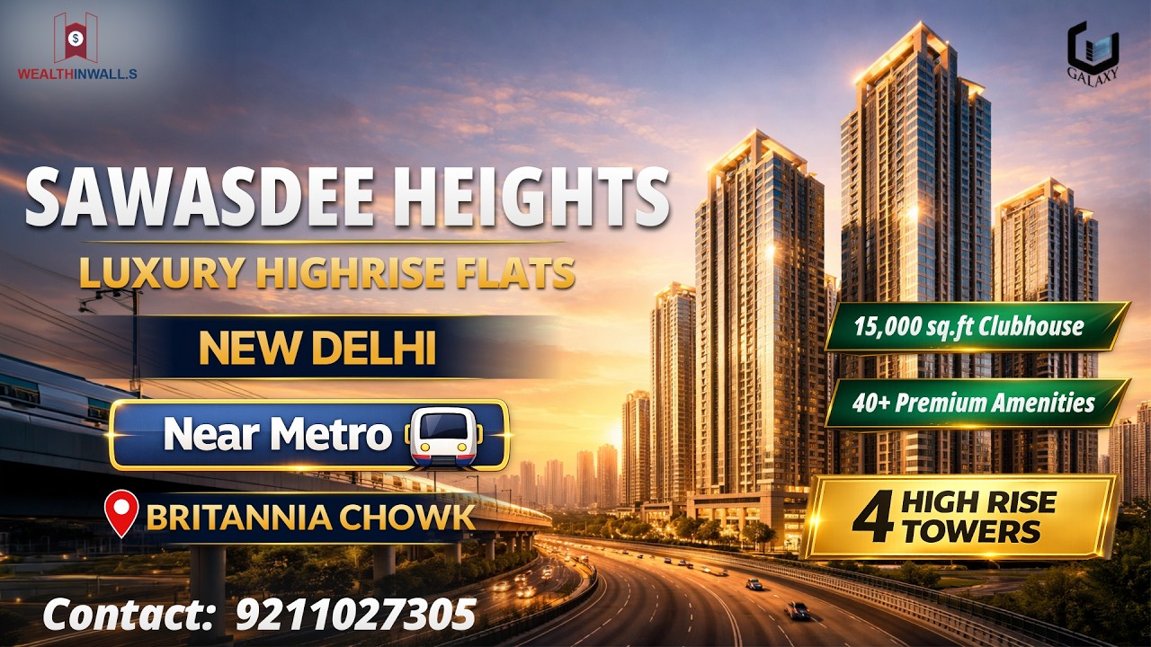 Best Luxury Flats in Delhi NCR 2026 🔥 Near Highway & Metro | Full Review #realestateindia