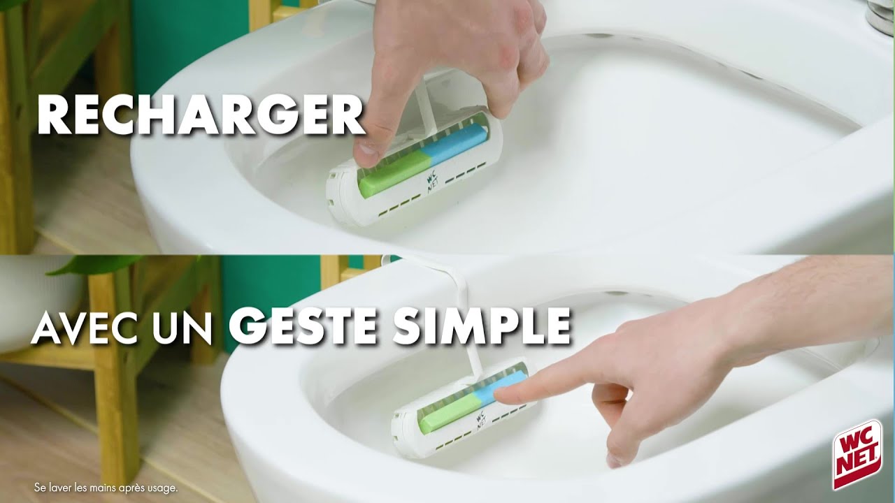 WC NET Bloc Rechargeable – LES ÉTAPES SIMPLES DE RECHARGE