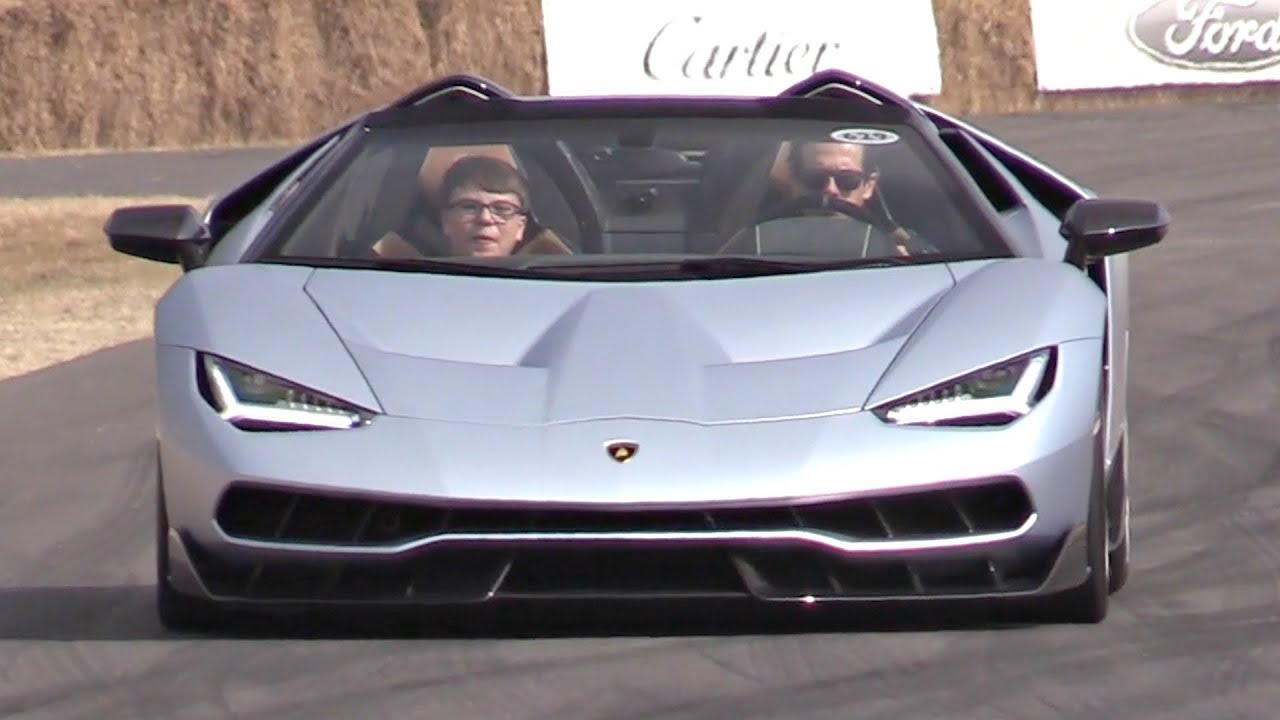 $2.5M Lamborghini Centenario Roadster in Action! - Launch Control, Revs & Accelerations!
