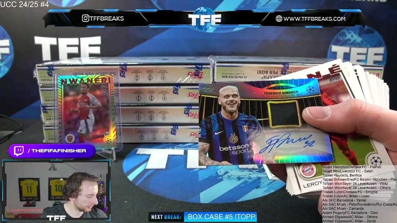 TOPPS UCC CLUB COMPETITIONS 2024/25 12 BOX CASE #4