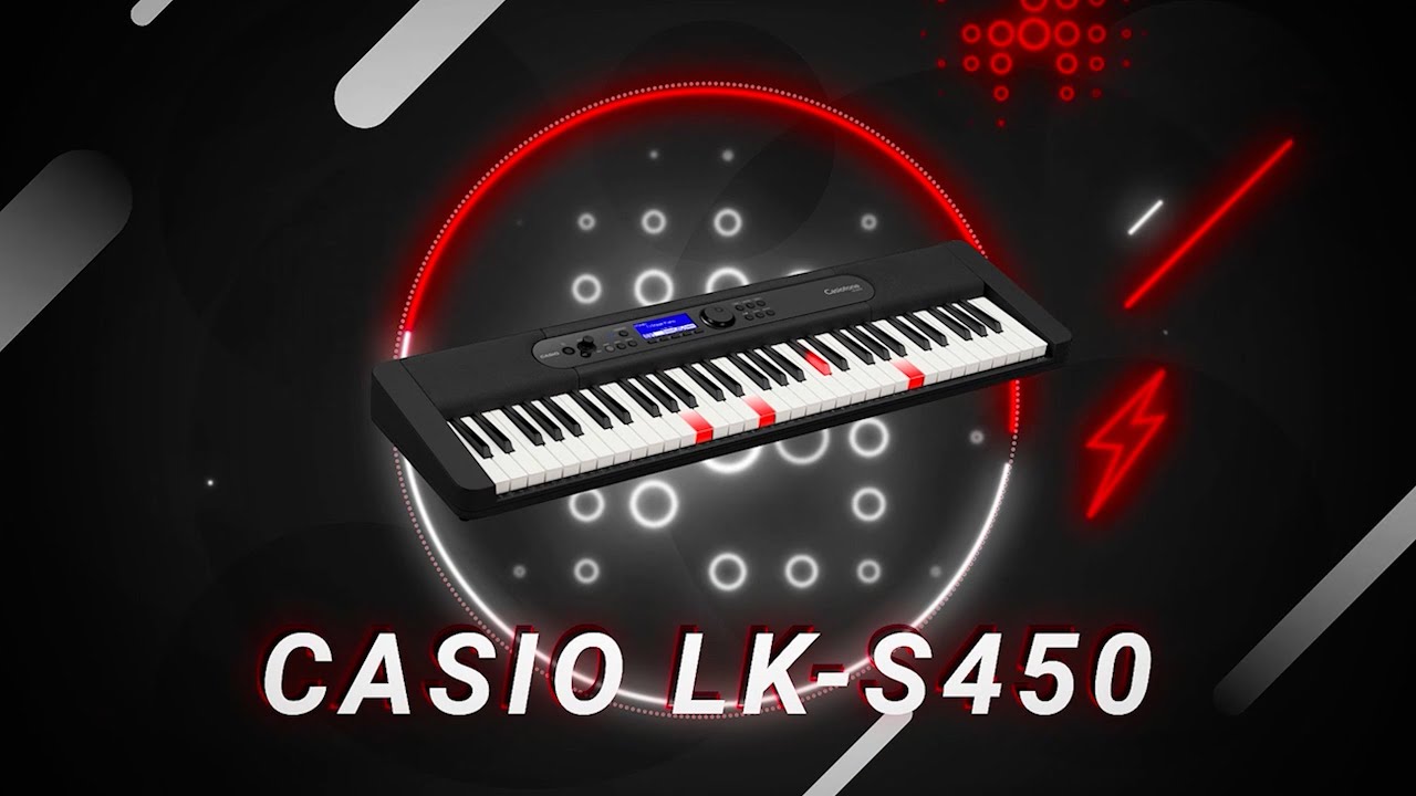 Casio LK-S450 — найкращий синтезатор для навчання